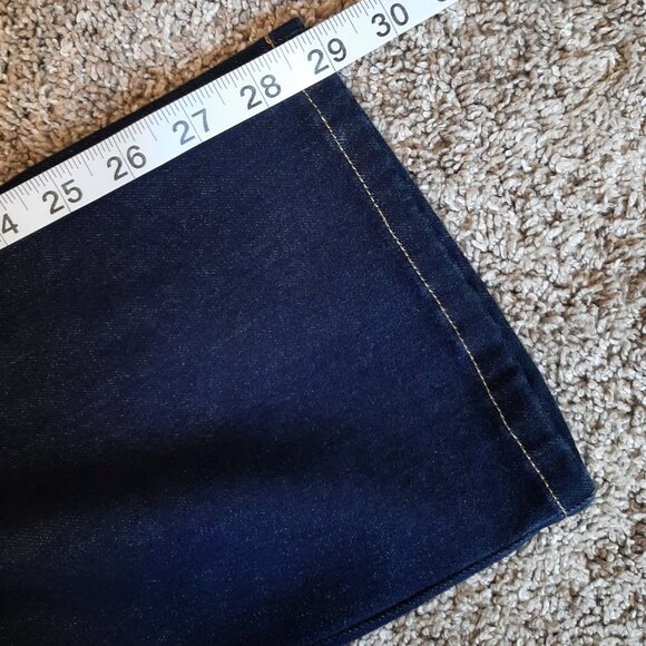 Soft Surroundings NWT The Ultimate Pull On Slim Full Length Jeans Marina Wash L - Picture 13 of 14